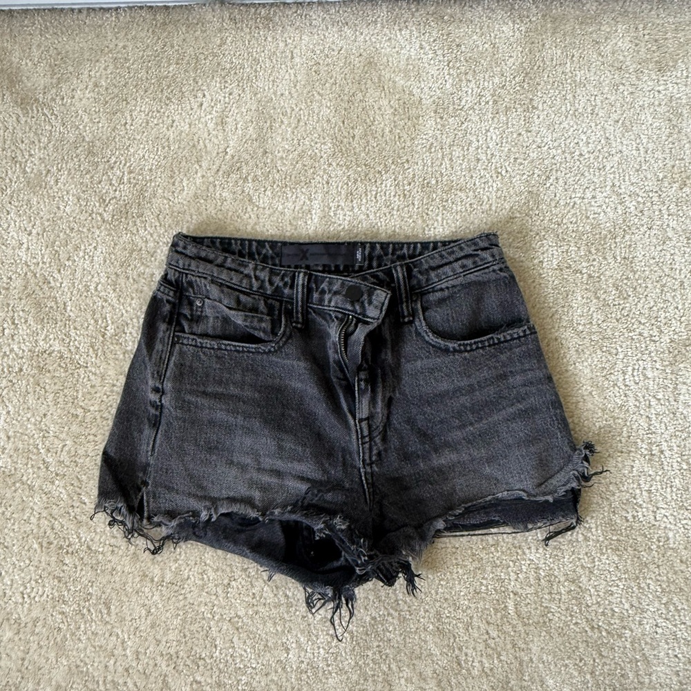 Alexander Wang Women's Black Denim Shorts